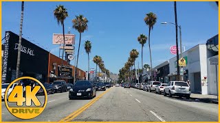 Driving Tour of Fairfax Street Los Angeles 4K [upl. by Anirb]