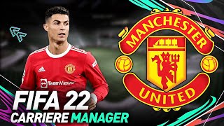 FIFA 22  CARRIÈRE MANAGER MANCHESTER UNITED  LE NOUVEAU PROJET [upl. by Oirom]