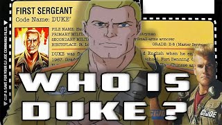 History and Origin of GI Joes DUKE [upl. by Idell753]