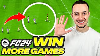 5 PRO TIPS TO HELP YOU WIN MORE GAMES ON FC 24  TUTORIAL [upl. by Aneba]