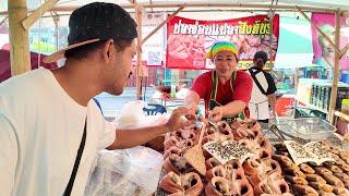 Thailand Food market  Tourist Never know about This Market  Thai Street Food [upl. by Brandice]