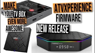 Amlogic S905W S905X S912 Android TV Box Firmware atvXperience Firmware Update [upl. by Animsaj]