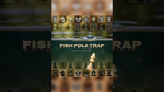 Bait and mate your opponent in the Fish Pole Trap 🎣 chess trap beginners [upl. by Nerek]