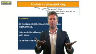 Formuleringsfouten aflevering 6  foutieve samentrekking [upl. by Eittik]