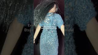 Evening dress for 112 scale Phicen doll amp other miniature dolls [upl. by Schwenk]