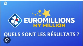 EUROMILLION RÉSULTAT TIRAGE GAGNANT DU VENDREDI 8 AOÛT [upl. by Oniram]