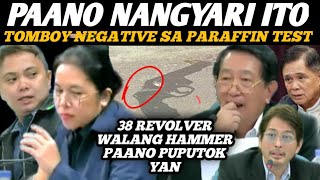 Nagulat ang mga Kongresista ng malaman negative sa paraffin test si Sgt Perez  Rep Paduano  Acop [upl. by Enneyehs]