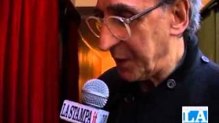 Sanremo Battiato quotAlieno ma mi divertoquot [upl. by Biddy]