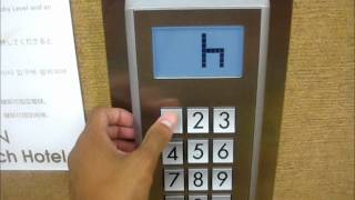 Schindler Miconic 10 Elevators at Aston Waikiki Beach Hotel Hawaii [upl. by Alliuqal880]