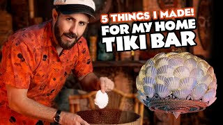 5 things that I made for my home tiki bar [upl. by Lebasiairam]