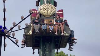 Explore theme park of CopenhagenThe Tivoli Gardens in 4kDenamark [upl. by Oigimer686]