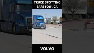 TRUCK SPOTTING 00812  BARSTOW CA automobile semitrailer trucking [upl. by Anelis259]