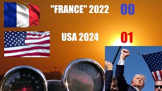 france 2022 00  usa 2024 01 ❤️trump expatriation motorcycle [upl. by Mowbray]