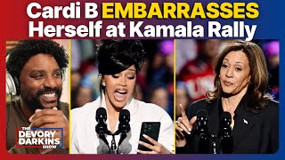 Cardi B EMBARRASSES Herself at Kamala RALLY With Trump Deranged Speech [upl. by Neral]