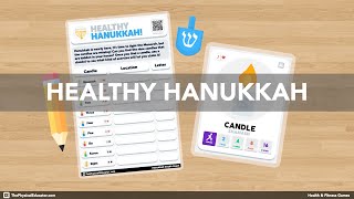 Healthy Hanukkah  Physical Education Games Holiday Activities [upl. by Alper]