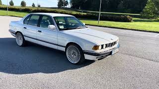 BMW 730i E32 1990a manual Alpinweiss 2 218 [upl. by Cindy]