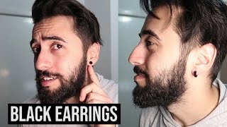 3 Black Earring Styles [upl. by Leumel]