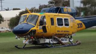 Mcdermott Aviation Heli Attack 335 Start Up and Take off video [upl. by Eisned534]