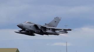 RAF Lossiemouth  XV Tornado Squadron disbandment day [upl. by Aicaca]