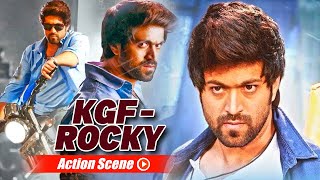 KGF Rocky  Yash  Rocky Movie Action Scene  वो बहोत ताकदवर है भाई  Yash Blockbuster South Movie [upl. by Daisi332]