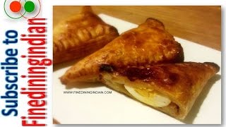 EGG PUFF FOR TEA TIME  FINEDININGINDIAN  49 [upl. by Cuttie972]