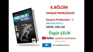 Hız ve Renk TYT ProblemKarışım Problemleri 1 Mavi Hız Testi 1 sayfa 109110 [upl. by Aisyram]