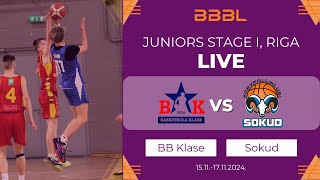 Basketbola Klase vs BC Kalev CramoKK Sokud  BBBL Boys U18 [upl. by Vina849]