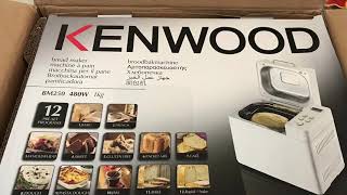 The Making of Simple White Bread with Kenwood Breadmaker BM250 [upl. by Aniroz]