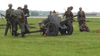 WW2 German PAK Gun Battle Deployment [upl. by Aical]