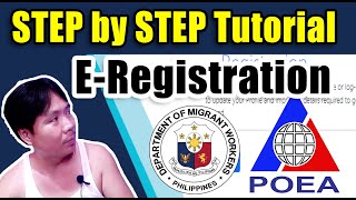 How to ERegistration Online 2023  Step by Step Tutorial  POEADMW Online ERegistration [upl. by Lletnahc873]