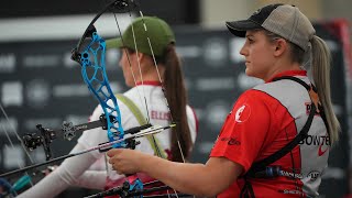 2023 Indoor Nationals Final Womens Compound Paige Pearce vs Toja Ellison [upl. by Natica]