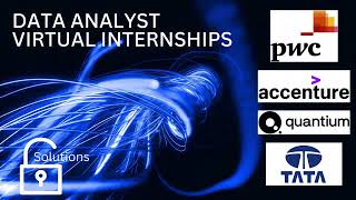 Data Analyst Remote Internships [upl. by Nuahsyt]