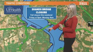 Reminder Shands Bridge closing again Friday night through Monday morning [upl. by Waynant]