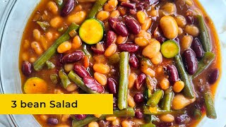 3 BEAN SALAD RECIPE SOUTH AFRICA  Nutritional Three Bean Side Salad [upl. by Asilrac265]