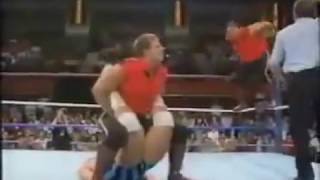 PCO Pierre Carl Ouellet Quebecers vs Mike Khoury amp Aaron Ferguson WWF [upl. by Nahem]