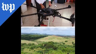 Seeddropping drones save Guams forests [upl. by Tychon]