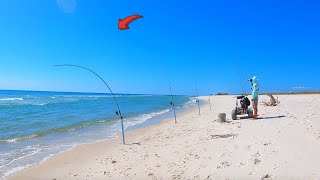 UNEXPECTED Catches While Surf Fishing an Abandoned Beach [upl. by Dasha]