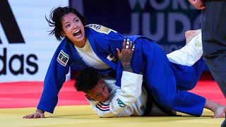 Amandine Buchard vs Uta Abe  SemiFinal 52 World Judo Championships Tashkent 2022 [upl. by Abebi]