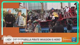 Gasparilla is here in Tampa Hear from Chief Bercaw Sheriff Chronister [upl. by Conchita]