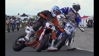 BRITISH SUPERMOTO 450 ELITE CHAMPIONSHIP 2014 Rd3  BLYTON PARK [upl. by Kcirderf]