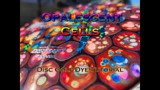 How many colors can fit in one cell  Disc Golf Cell Dye Tutorial [upl. by Ardnak]