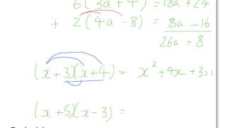 Expanding and factorising brackets [upl. by Mauricio583]