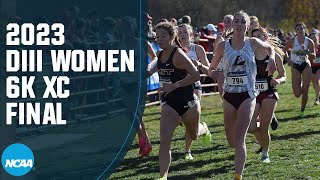 2023 DIII Womens Cross Country Championship  Full Replay [upl. by Ordisy860]