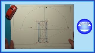 PROSPETTIVA DI UN CILINDRO POGGIATO SUL GEOMETRALE 231 [upl. by Ikairik]