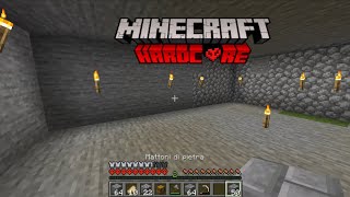 ho fatto il mio magazzino sul mio mondo hardcore ep 4 minecraft Hardcore [upl. by Eeslehc180]