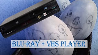 Panasonic BluRay DVD VHS VCR Combo Player  RARE [upl. by Tybie95]