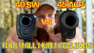 40 SampW vs 45 ACP Which one is more powerful [upl. by Rogergcam]