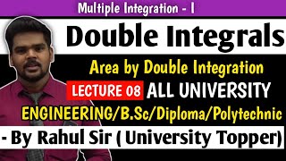 Double IntegralsLecture 08Area by Double IntegrationEngineering Mathematics PRADEEP GIRI SIR [upl. by Marci861]