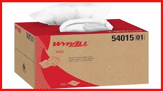 WypAll General Clean X60 MultiTask Cleaning Cloths 54015 Brag Box White 1 Box with 252 Sheets [upl. by Nace30]