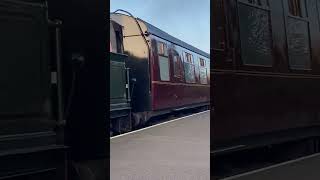 Betton grange pulls into Weybourne on the NNR train [upl. by Ettenowtna889]